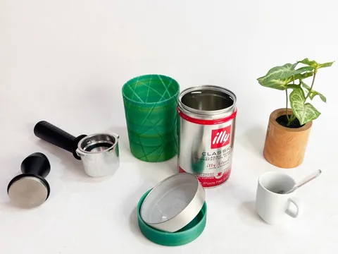 Upcycled Coffee Canister Sleeve