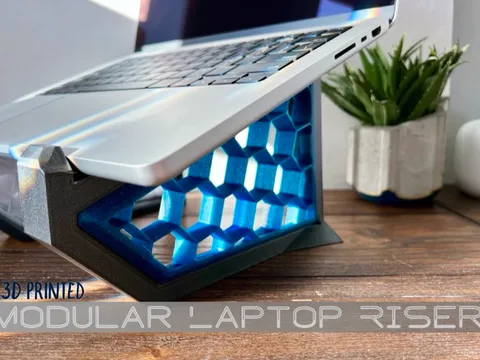 Modular Laptop Riser (Easy Customization)